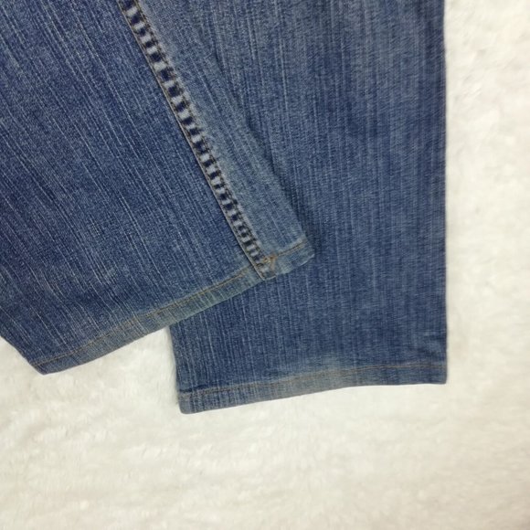BKE Womens Jeans Wendi Boot Cut Blue Denim Distressed Medium Wash Stretch 28 - Picture 5 of 13